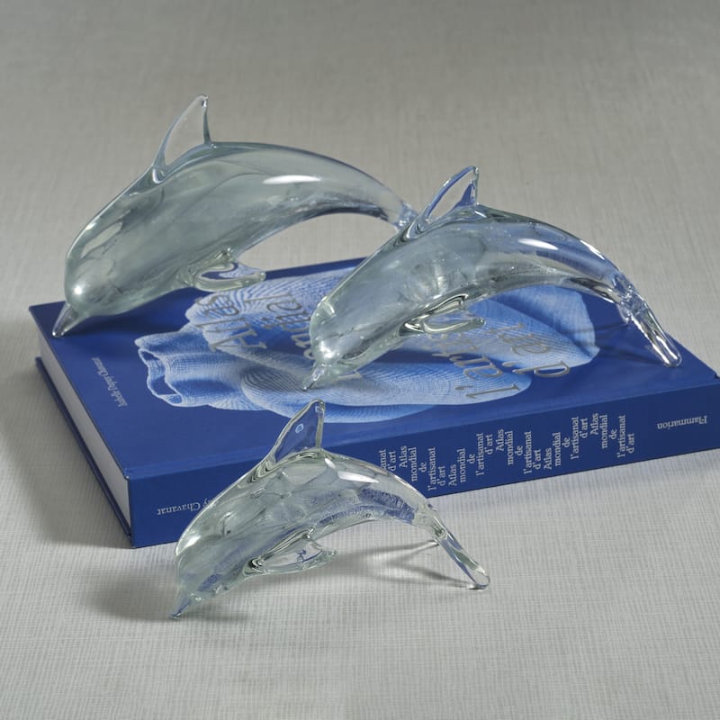 Marinella Decorative Glass Dolphin