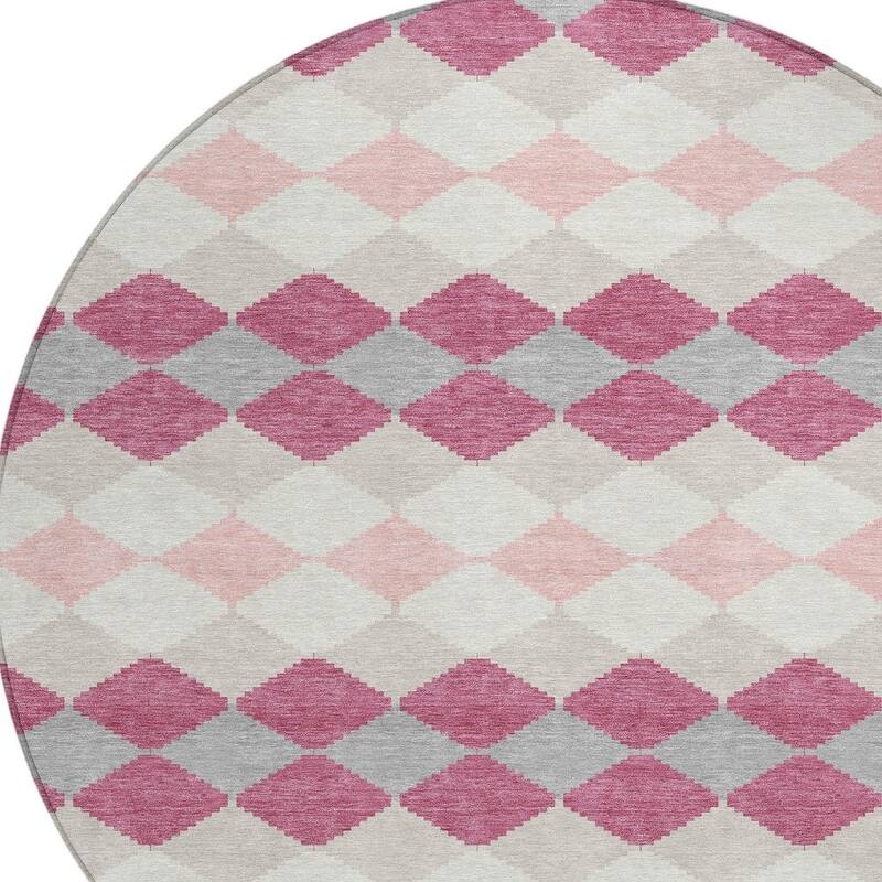 HomeRoots Geometric Transitional Rectangle Outdoor Rug