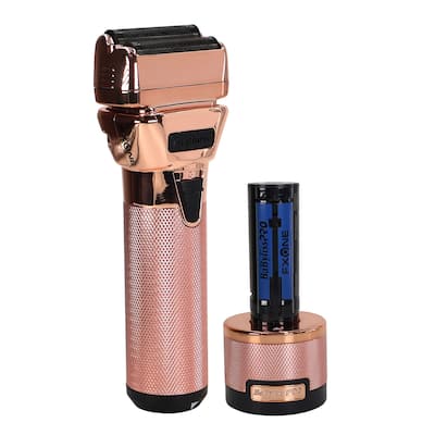 BaByliss Pro FXONE ROSEFX All-Metal Interchangeable-Battery Shaver FX79FSRG