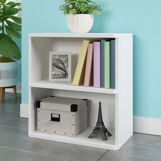 Way Basics Duo Rectangle 2 Tier Bookshelf - Display Shelf Unit (Tool ...