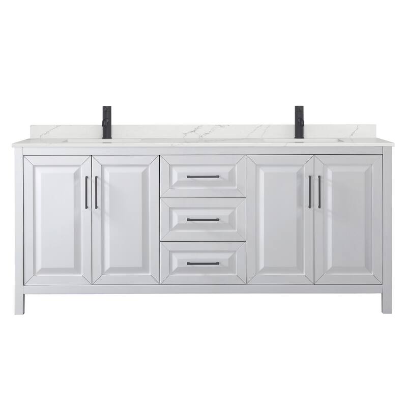 Wyndham Collection WCV252580D-QTZ-UNSMXX Daria 80" Free Standing
