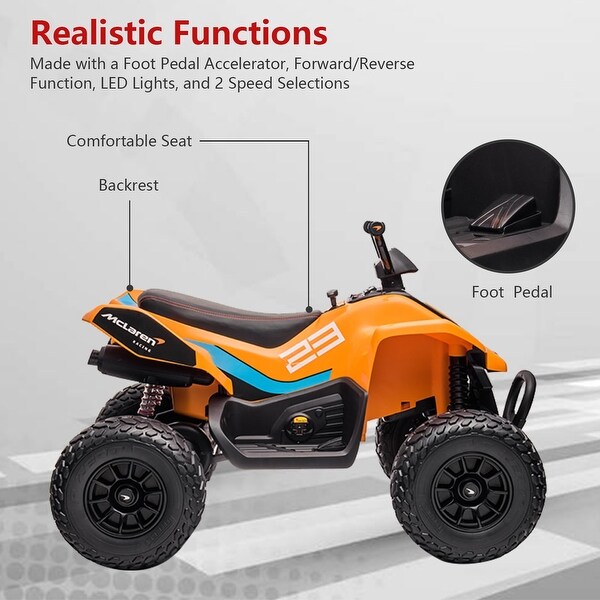 Kids JL212 McLaren Authorized ATV Ride - Bed Bath & Beyond - 39389190