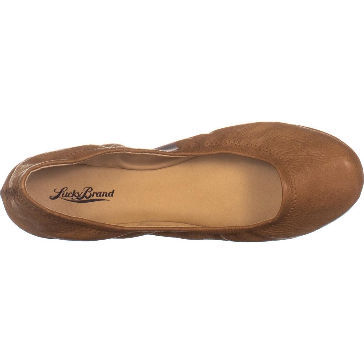 Shop Lucky Brand Emmie Round Toe Ballet Flats Bombay Winter Haze