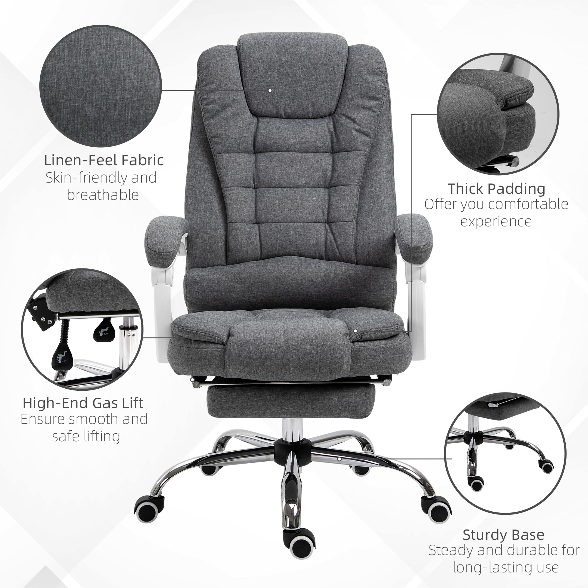 Stylish Office Chair Ergonomic Chair Computer Chair with