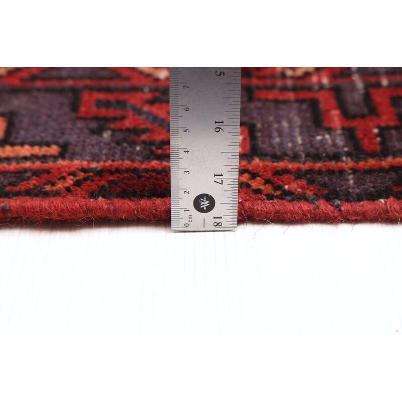 ECARPETGALLERY Hand-knotted Antalya Vintage Red Wool Rug - 4'2 x 6'3