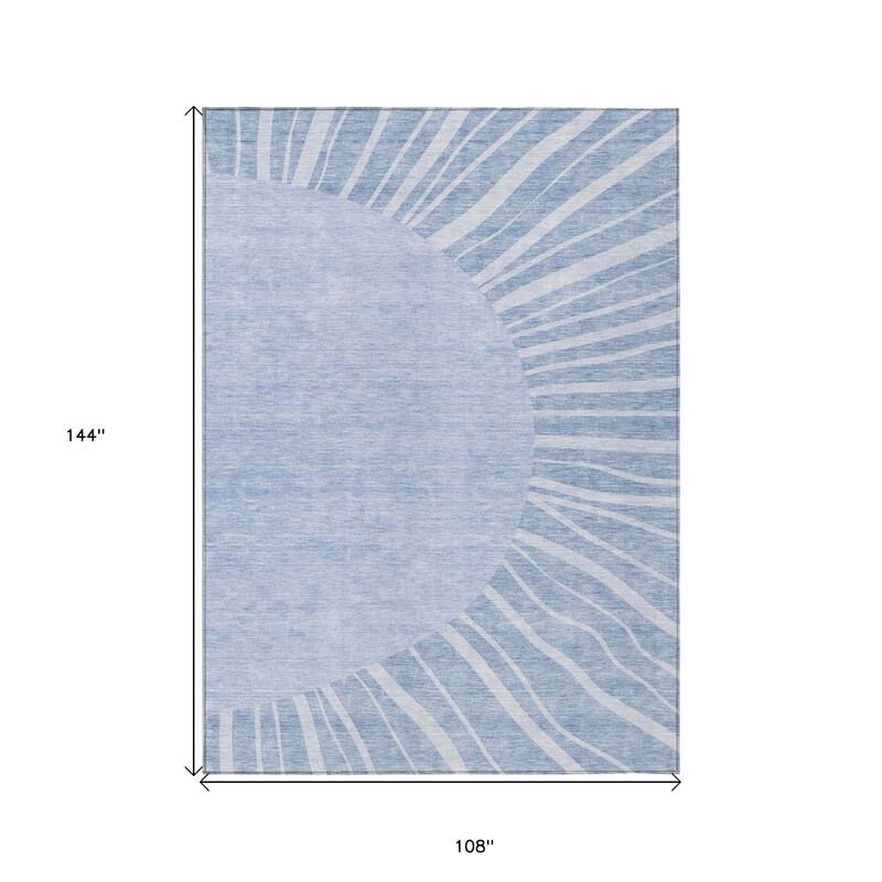 HomeRoots Abstract Transitional Rectangle Outdoor Rug