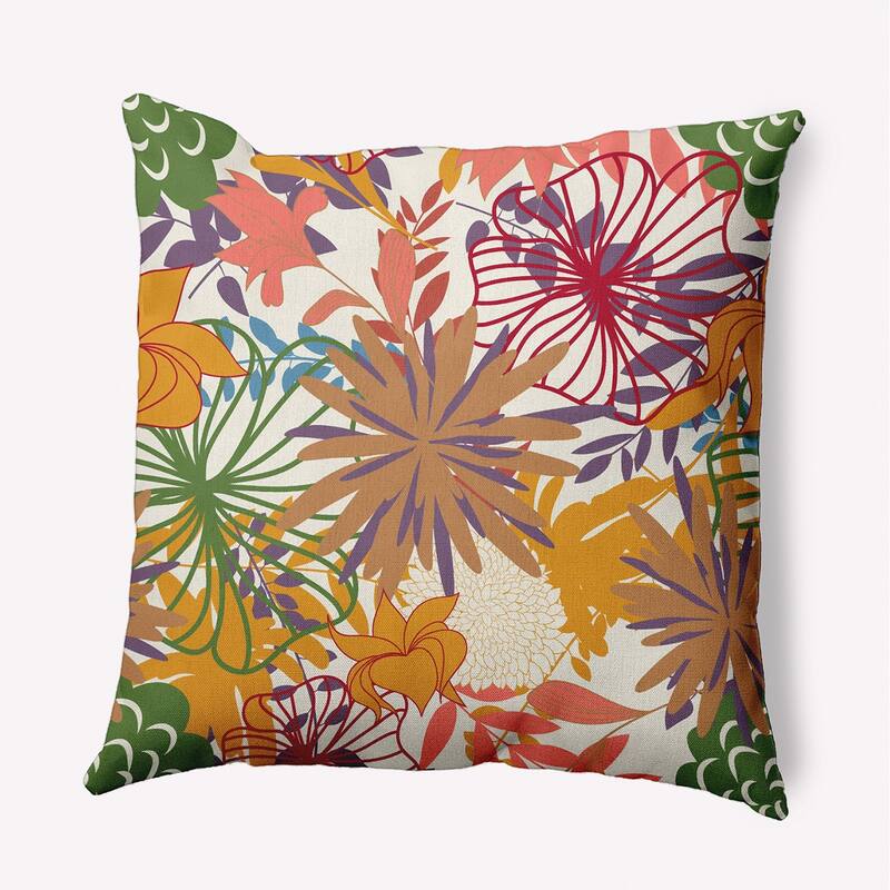 Jumble Floral Accent Pillow - Scallion - 26" x 26"