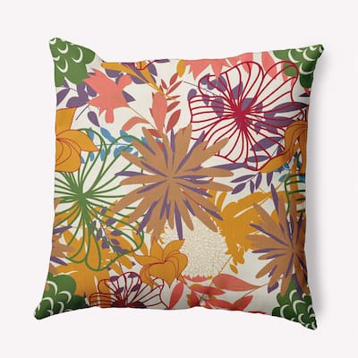 Jumble Floral Accent Pillow