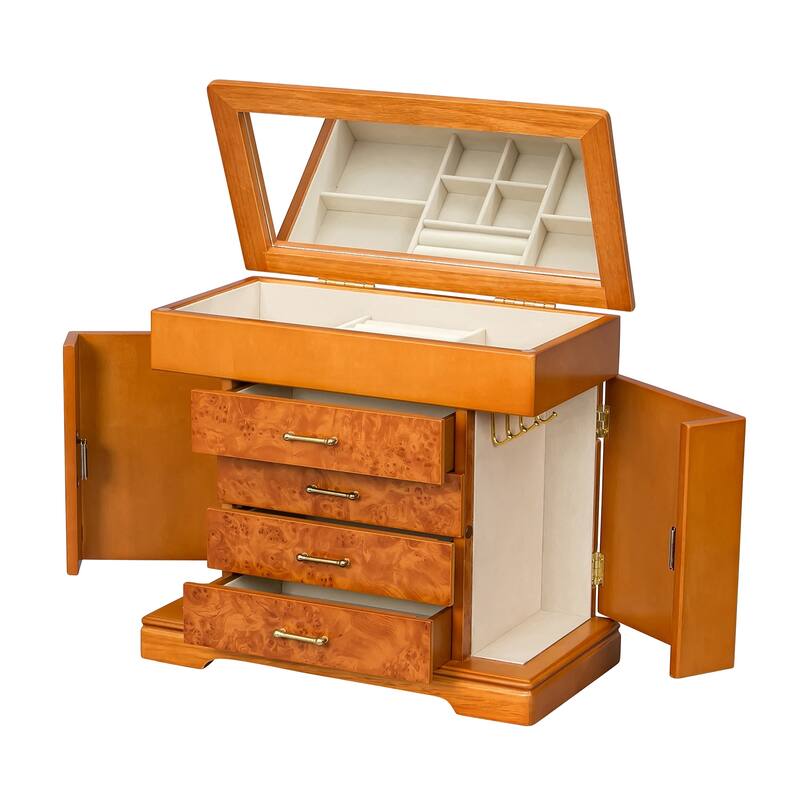 Mele and Co Greta Wooden Jewelry Box Bed Bath & Beyond 32092328