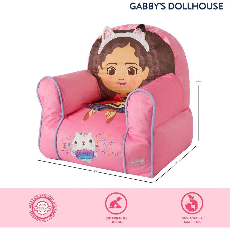 Gabbys Dollhouse Bean Bag Sofa Chair