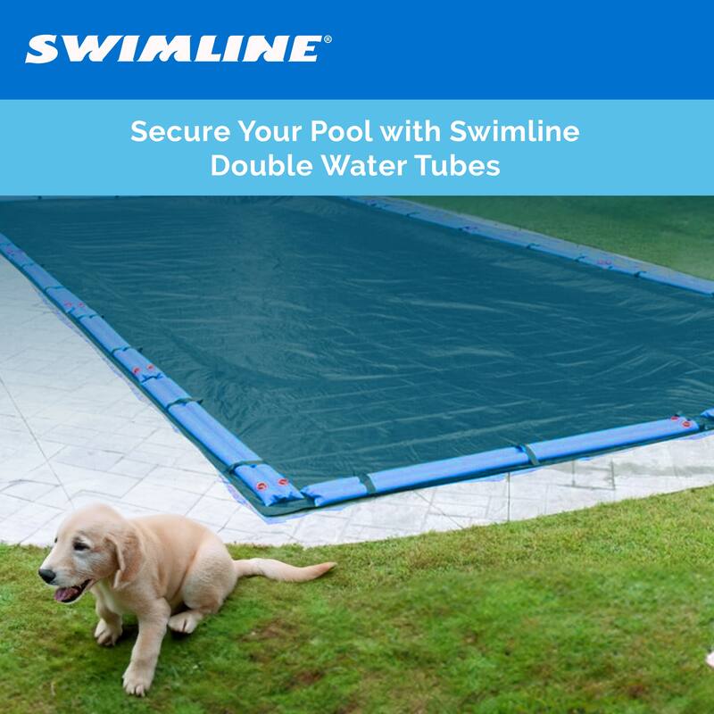 Swimline 1x10 Ft Winterizing Closing Double Water Tube for Inground Pool Covers - 1.3