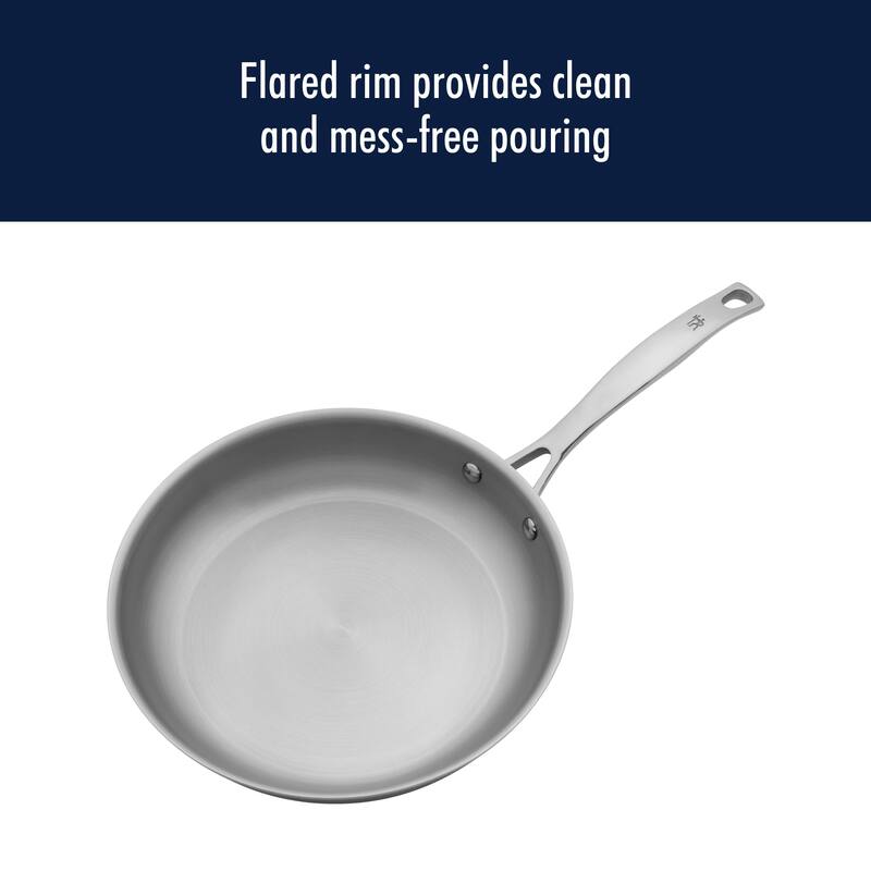 Henckels Clad H3 2-pc Stainless Steel 10-in & 12-in Fry Pan Set