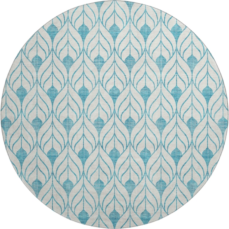 Premium Washable Super Soft Modern Teardrop Mayfield Rug