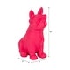 preview thumbnail 8 of 8, Sagebrook Home 10" Solid Color Cool Shades Novelty Boston Terrier - 7" x 5" x 10"