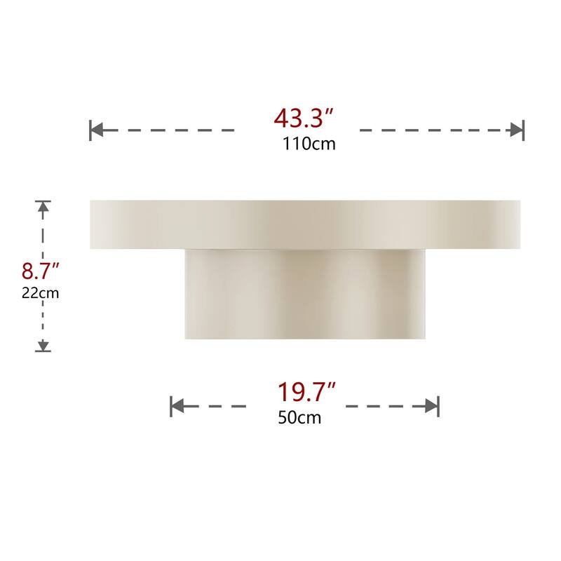 Modern Creative Round Coffee Table for Living Room Small Apartment
