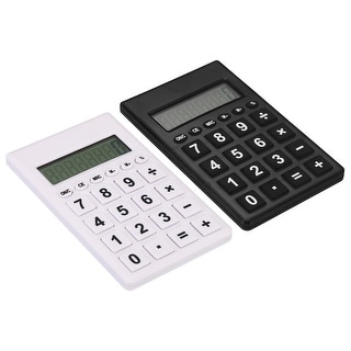 Desktop Calculator 2pcs 8 Digit LCD Display Desk Calculator Style 2