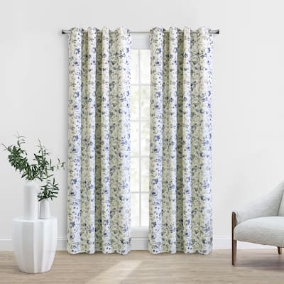 Flora Blackout Grommet Curtain Panel