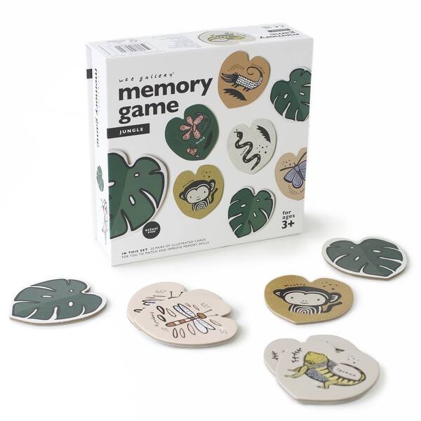 slide 2 of 5, Wee Gallery Memory Game - Jungle