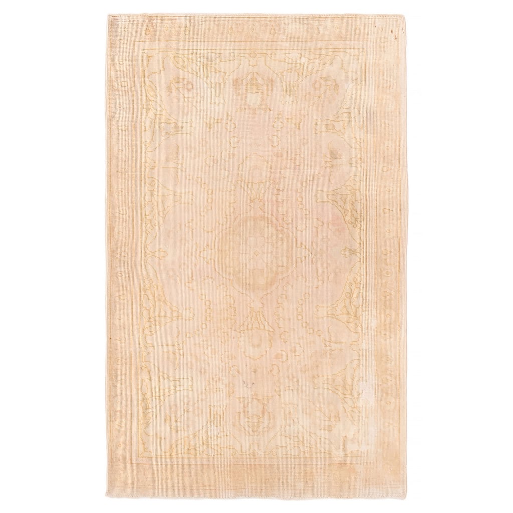 ECARPETGALLERY Hand-knotted Antalya Vintage Pink Wool Rug - 3'0 x 4'10