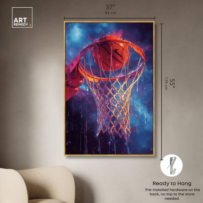Through the Hoop Canvas by Art Remedy