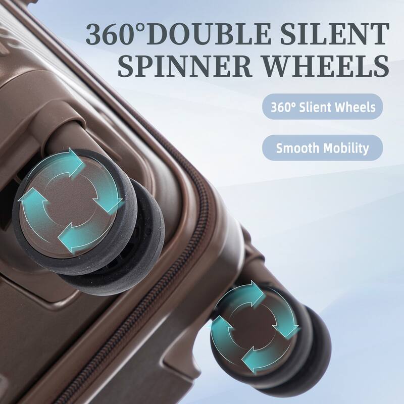 20"/24"/28" 3 pcs/set in ABS Spinner Wheel Luggage