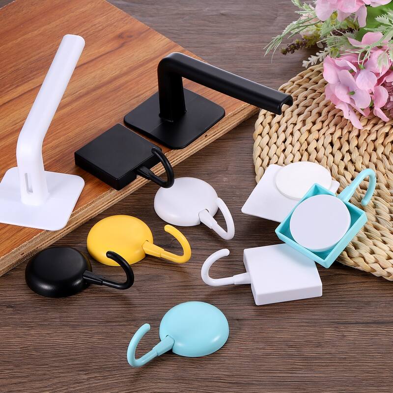 2 Pcs Hat Racks for Baseball Caps, Plastic Adhesive Hat Hooks Hat Hangers