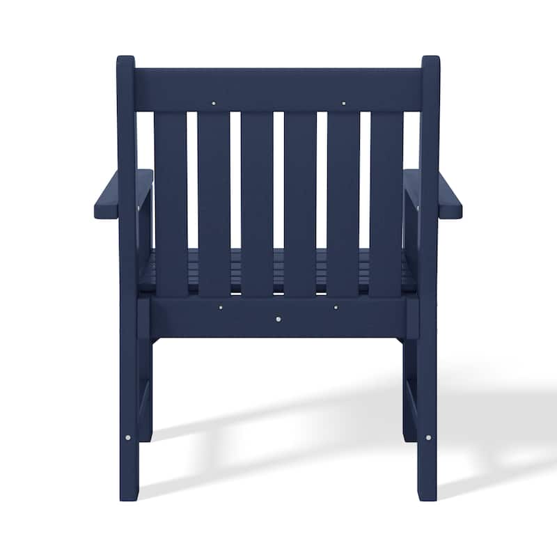 Polytrends Laguna HDPE Outdoor Dining Garden Arm Chair