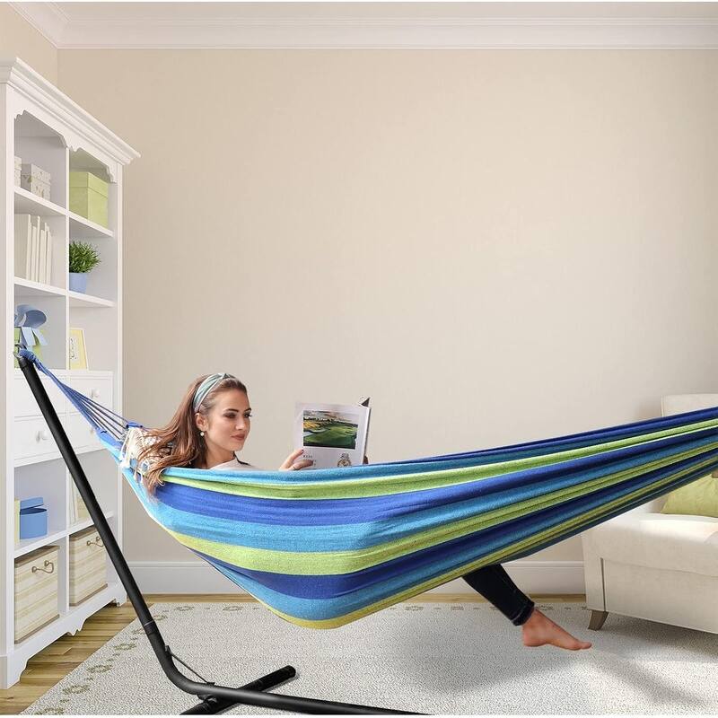 Portable Camping Hammocks for Hanging Sturdy Garden - 106"L x 59"W