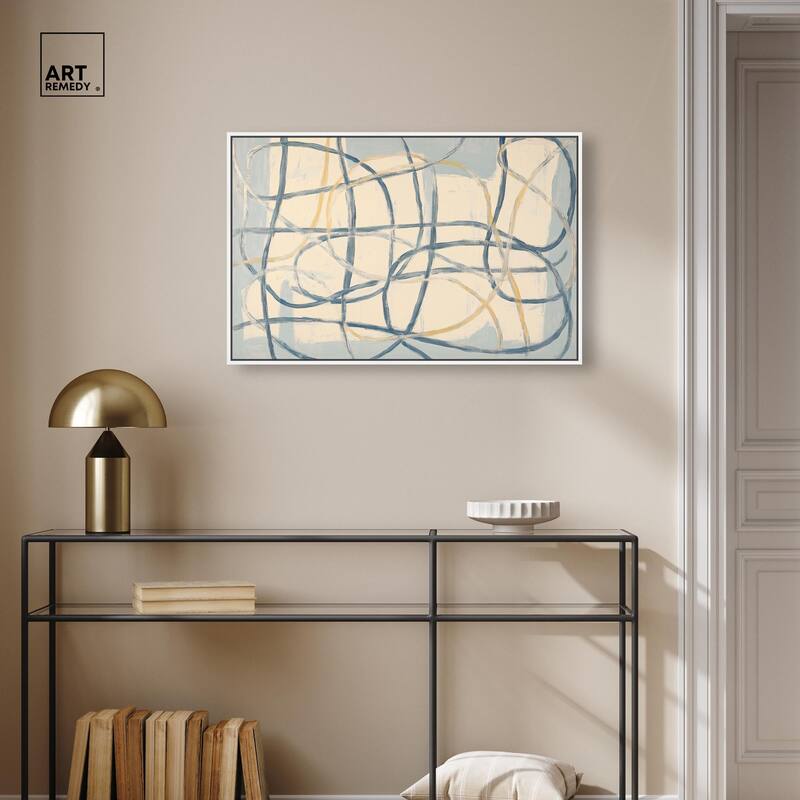 Unbroken Line I Canvas by Art Remedy