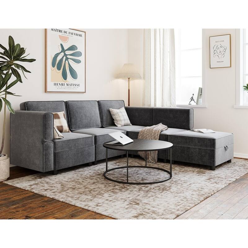 Loveseat Sofa with Storage Seat