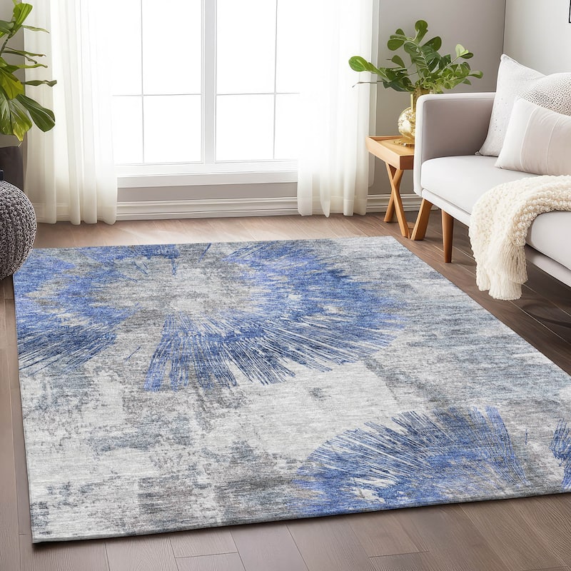 Premium Washable Super Soft Modern Burst Mayfield Rug