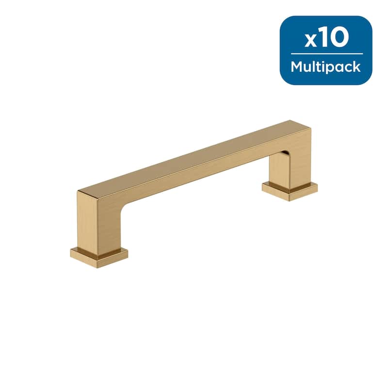 Amerock Bridgeport Cabinet, Drawer, or Furniture Pull - 3-3/4 inch (96mm) Center-to-Center - Champagne Bronze