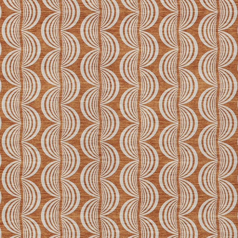 HomeRoots Ogee Transitional Rectangle Outdoor Rug