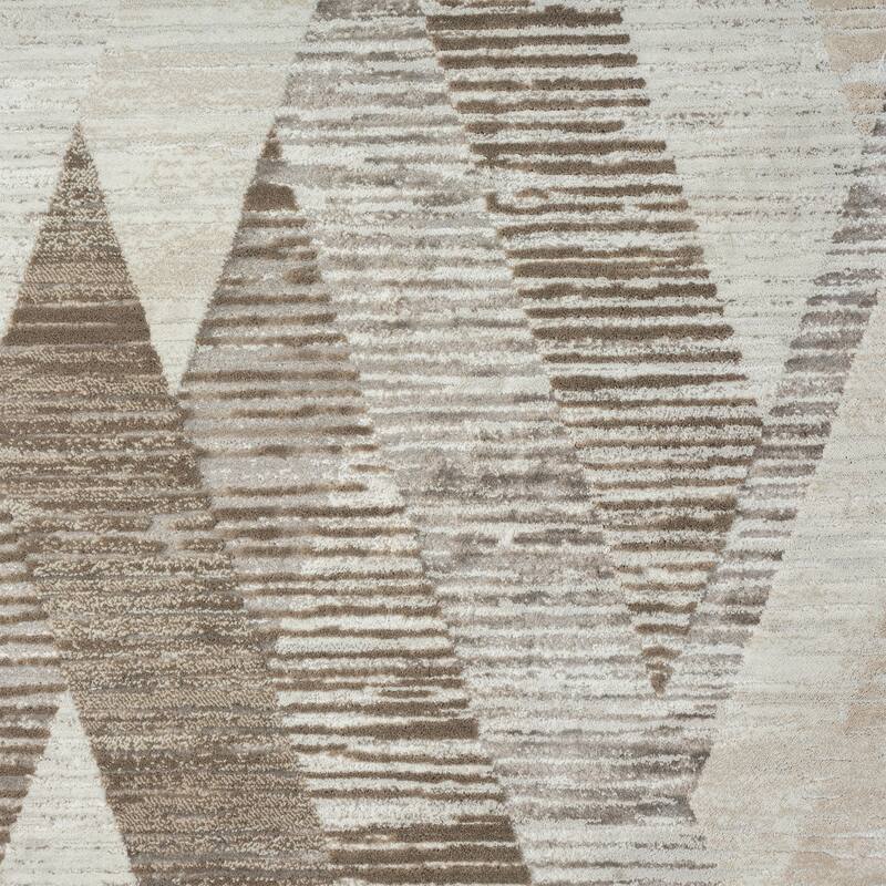 Sevita Gray Modern Contemporary High-Low Textured Indoor Area Rug