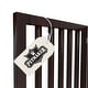 preview thumbnail 13 of 11, 4-Panel Modern Indoor Foldable Dog Gate - 73x24-Inch MDF Freestanding Pet Fence