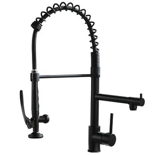 Commercial Pull Down Kitchen Sink Faucet with Sprayer - 7' ...
