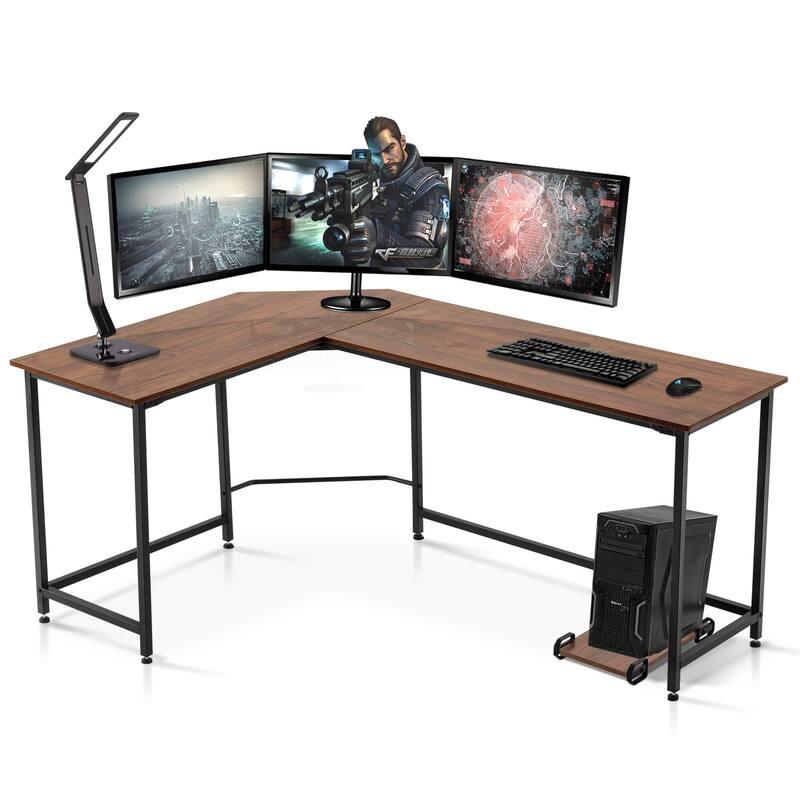 ivinta Computer L-Shaped Desk Corner Gaming Desk