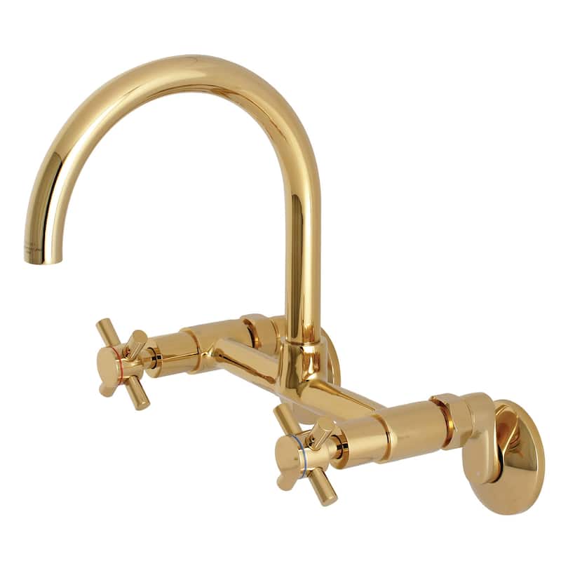 Kingston Brass Concord 1.8 GPM Wall Mounted Bridge Kitchen Faucet