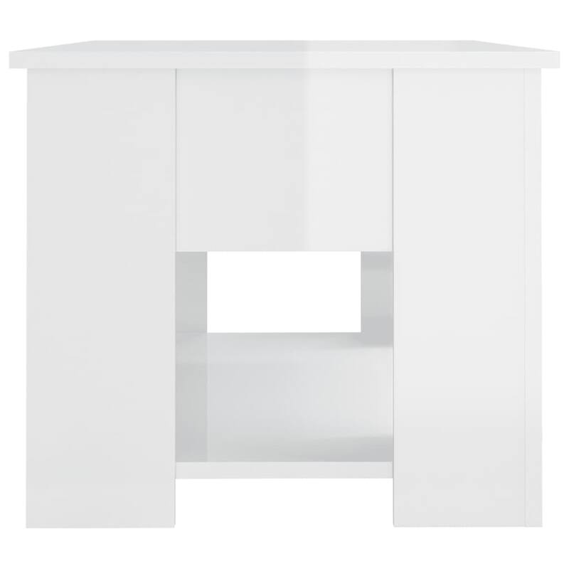 vidaXL Coffee Table Lift Top End Table Accent Side Sofa Table Engineered Wood - 31.1" x 19.3" x 16.1"