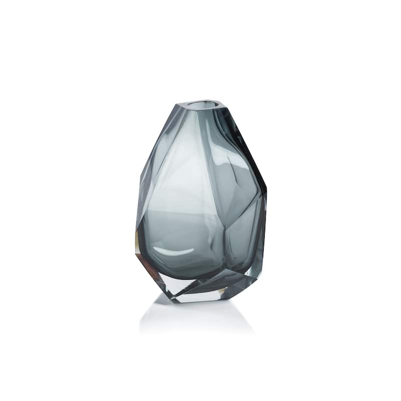 Getxo Faceted Artistry Glass Vase