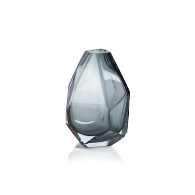 Getxo Faceted Artistry Glass Vase