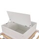 preview thumbnail 9 of 7, L-Shaped Pine Wood Platform Bed with Convertible Trundle and Drawers, Twin