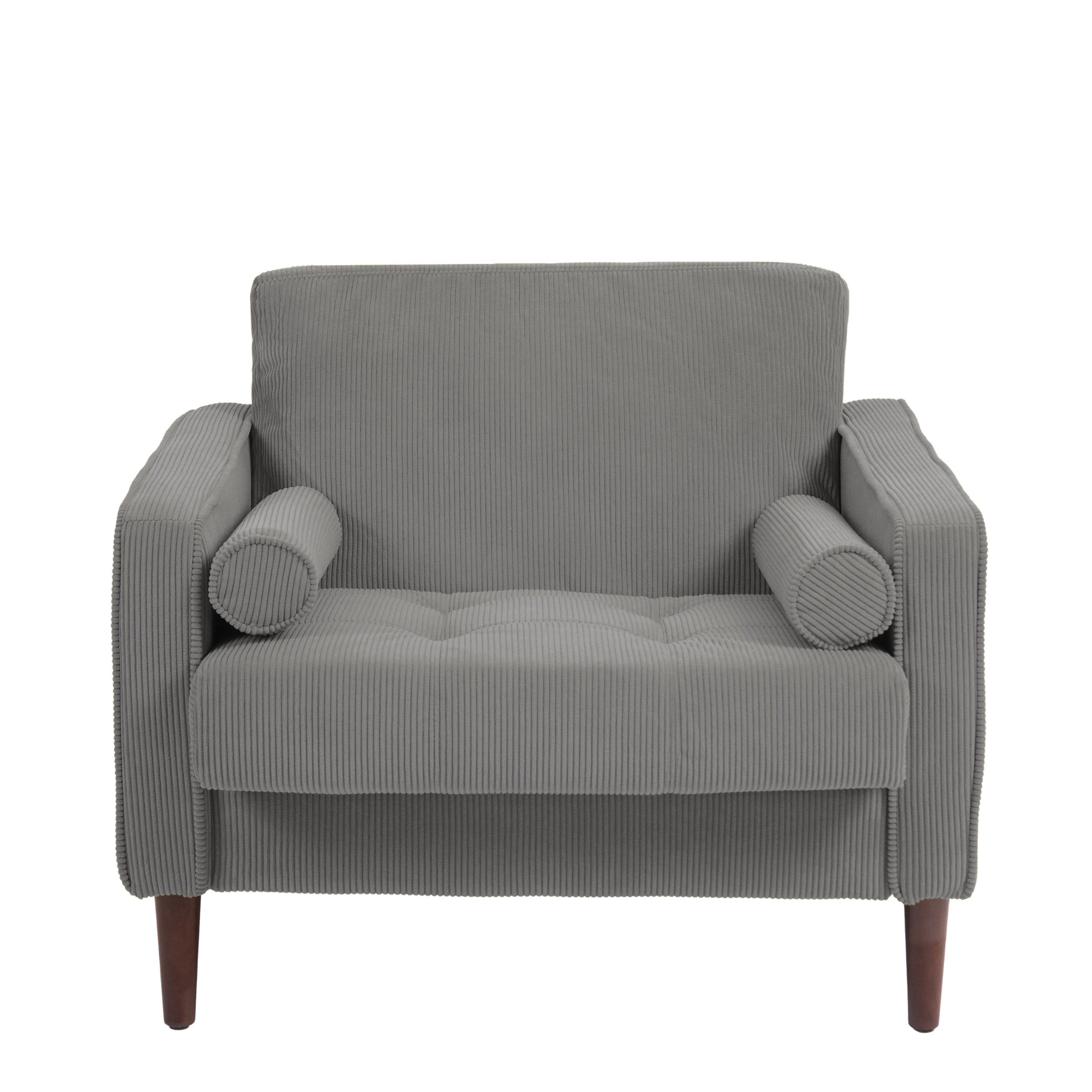 Lillith mid century modern chair in heather grey best sale
