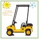 preview thumbnail 24 of 26, Ride-On Golf Cart for Kids, 12V Electric Car with Remote Control, Detachable Roof, Big Seat, Lights & Music, for Boys & Girls