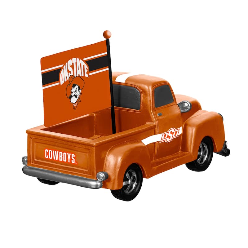NCAA Rally Truck Garden Statue with Team Flag