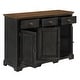 preview thumbnail 19 of 56, Eleanor Wood Cabinet Buffet Server by iNSPIRE Q Classic