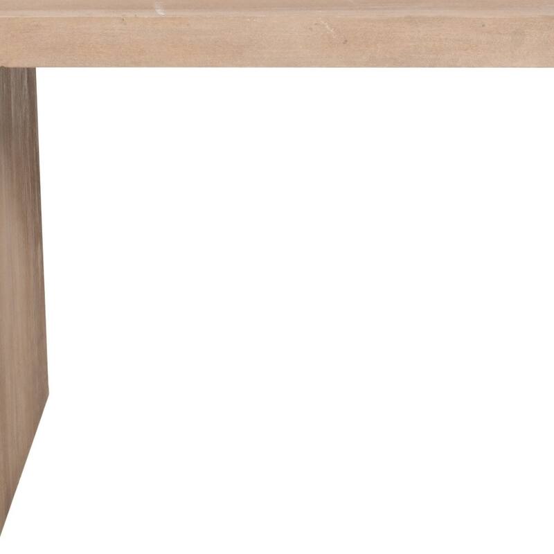 HomeRoots 56" Ivory Reclaimed Wood Sled Writing Desk