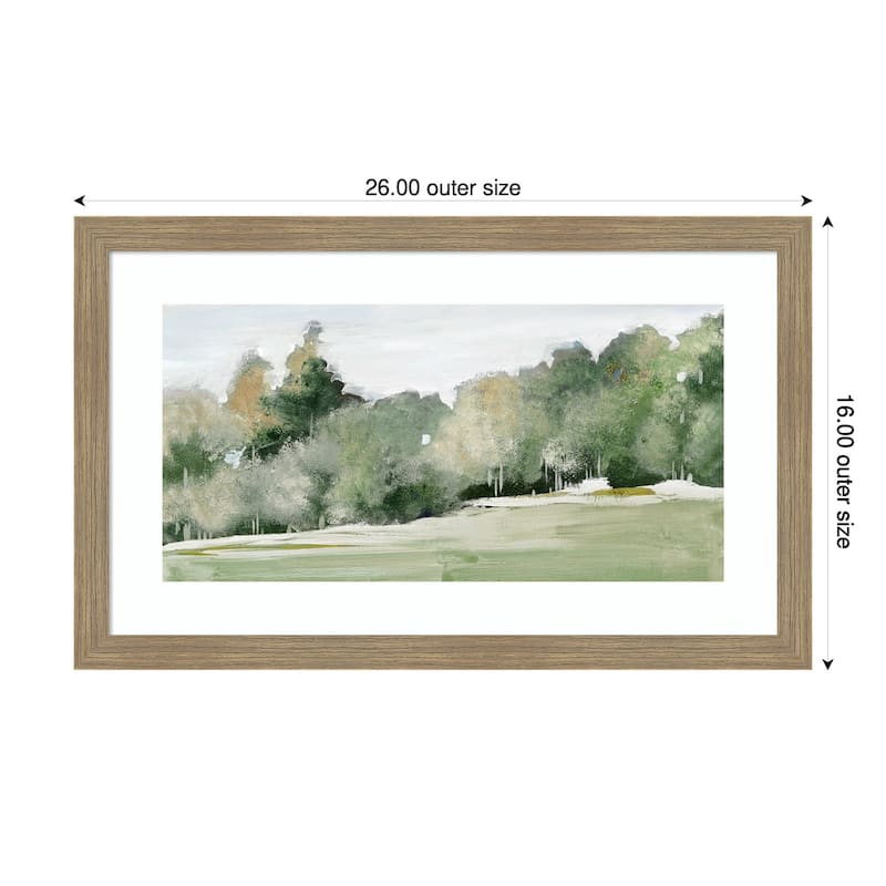 Forest Springtide by Lera Wood Framed Wall Art Print