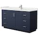 Option Dark Blue / White Quartz Top / Brushed Nickel