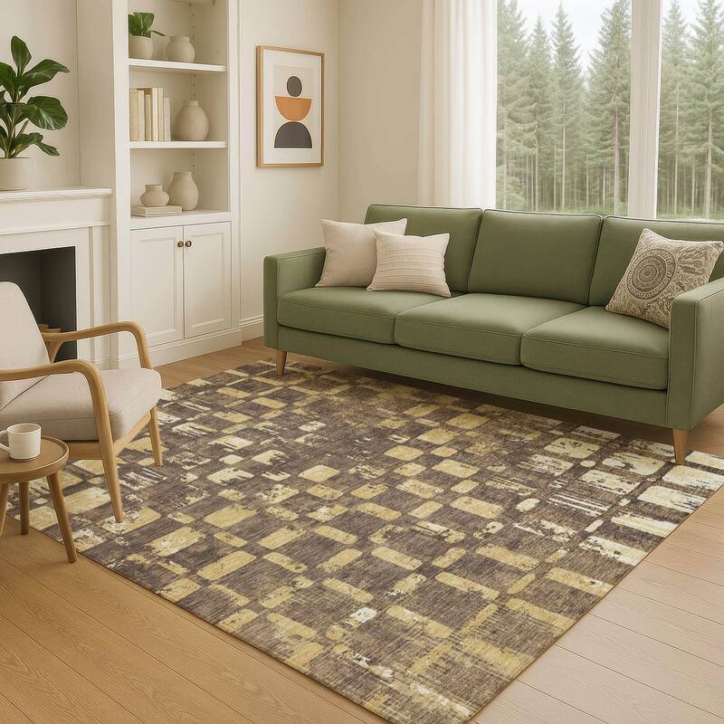 Machine Washable Indoor/ Outdoor Casual Foxfield Chantille Rug